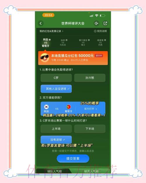 世界杯竞猜热门平台玩法全解析